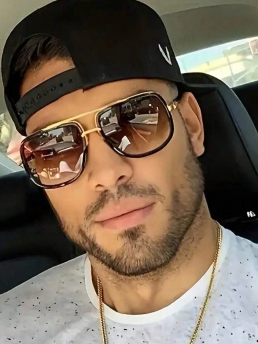 Gold Frame Brown Lens Aviator Sunglasses